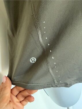 lululemon athletica Olive Green Short Sleeve Tee
